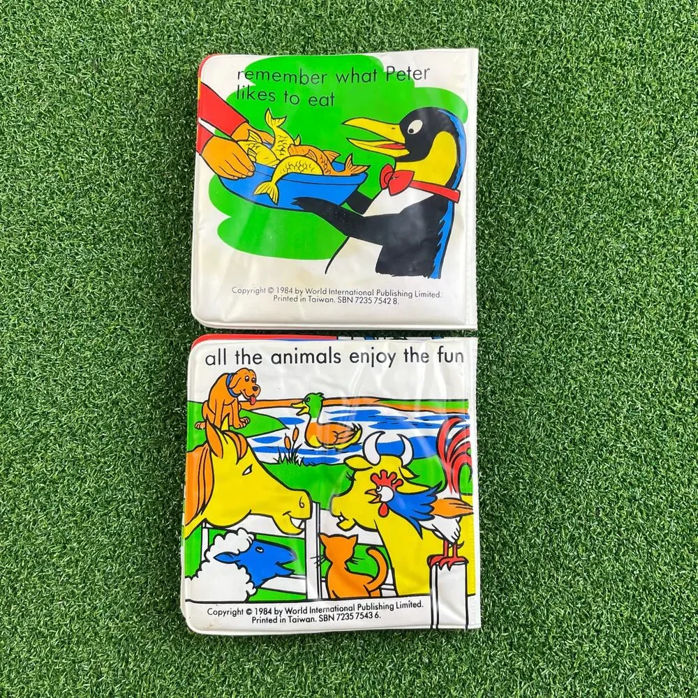 Vintage Lot 1984 Peter Penguin and Danny Duck Childrens Book
